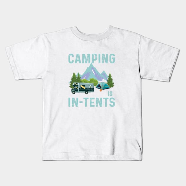 camping in in tents Kids T-Shirt by love shop store